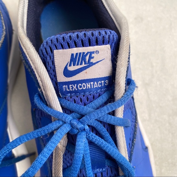 Nike Flex Contact 3 blue athletic sneakers 5.5Y - Picture 3 of 6